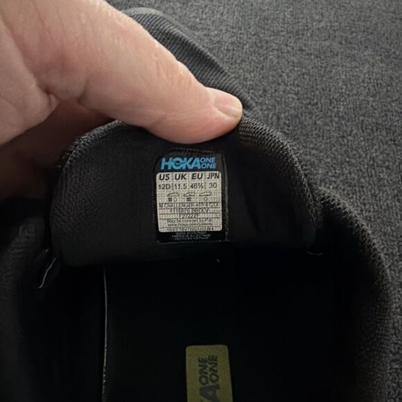 Hoka One One Challenger ATR 6 GTX Gore-Tex Trail Running Shoes Mens 12 Black - Picture 8 of 8